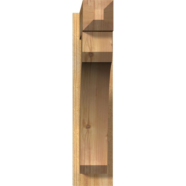 Legacy Craftsman Rough Sawn Outlooker, Western Red Cedar, 6W X 26D X 26H